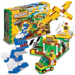 Bloques de Encastre Blocky Dino 150 Piezas