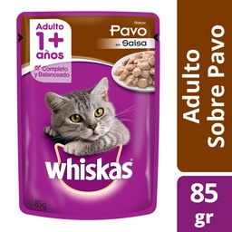 Alimento en Sobres  Whiskas 85 gr Pavo