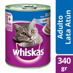 Alim. Gatos Atun y Merluza Whiskas Lat 340 grm