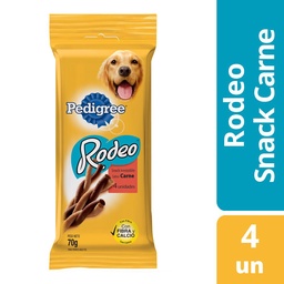 Palitos Saborizados Adultos Pedigree Rodeo 4 Unidades Carne