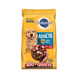 Alimento Perros Adultos Carne Pedigree 3.3kg