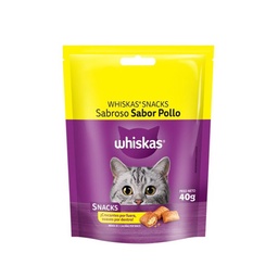 Snacks Sabor Pollo Whiskas 40g