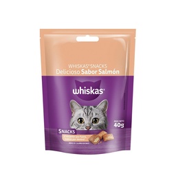 Snacks Sabor Salmon Whiskas Pou 40g