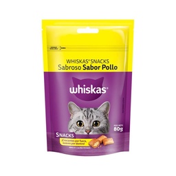 Snacks Sabor Pollo Whiskas 80g