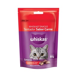 Snacks Sabor Carne Whiskas 80g