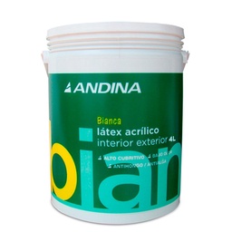 Latex Int-ext Blanco 4Ltrs Bianca