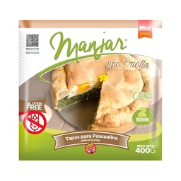 Tapa P/pascualina Libre Gluten Manjar Fwp 400 grm