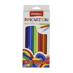 Lapices de Colores Simball Innovation 12 Unidades