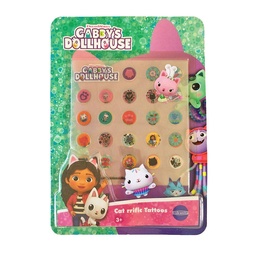 Set de Tattoos Gabby's Dollhouse Gatitos