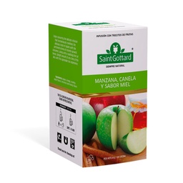 Te Sabor Manzana Canela y Miel Saint Gottard Est 40 grm x 20 Saquitos