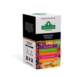 Té Surtido Saint Gottard   Frutal Caja 20 Saquitos