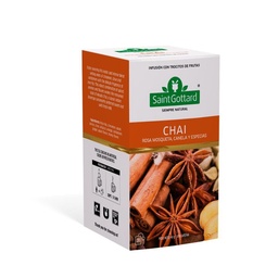 Té Chai Saint Gottard   Rosa Mosqueta Caja 20 Saquitos