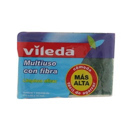 Esponja Multiuso con Fibra Vileda Paq 1 uni