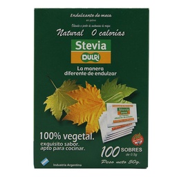 Edulcorante Stevia Dulri 100 Sob Cja 50 grm
