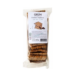 Galletas Organicas Cracker Integral Grun 120 grm