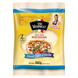 Tapa para Pascualina Criolla Via Vespucci 360gr