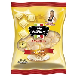 Ravioles Pollo Vía Vespucci 1kg