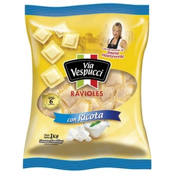 Ravioles Ricota Vía Vespucci 1kg