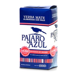 Yerba Mate con Palo Pájaro Azul 1000g