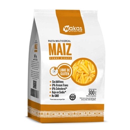 Fideos para Celiacos Maiz Penne Rigate Wakas 300g