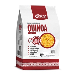 Fideos para Celiacos Quinoa Fusili Wakas 300g