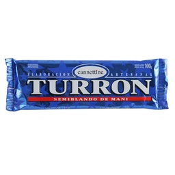 Turron Cannettine de Mani Semiblando 100g