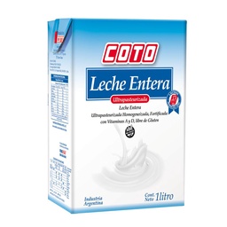 Leche Larga Vida Entera Coto Ttb 1 l