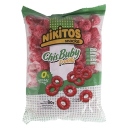 Chis Buby Frutilla Nikitos Paq 80 grm