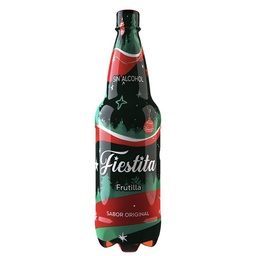 Sidra Sin Alcohol Frutilla Fiestita 1000cc