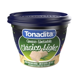 Queso Untable Reducido Tonadita 180g