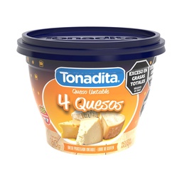 Queso Untable 4 Quesos Tonadita 180g