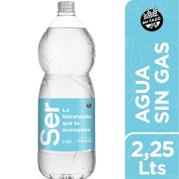 Agua Sin Gas . Ser Bot 2.25 ltr