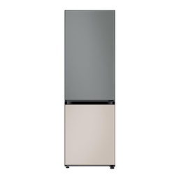 Heladera con Freezer No Frost Samsung 328 l Bespoke Rb33a3070gb Gris y Beige