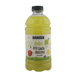 Jugo Détox Apio Limón Manzana Cuartocreciente 1 ltr