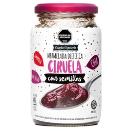 Mermelada Light Sabor Ciruela con Semillas Cuartocreciente Fra 400 grm