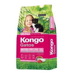 Alimento para Gatos Gatitos Sabor Carne y Leche Kongo 500 grm