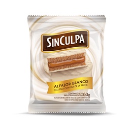 Alfajor Blanco Sin Culpa Fwp 60 grm