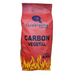 Carbon Vegetal Quebracho x 4 kg