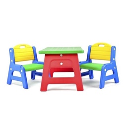 Set Mesa Infantil+ Banco x 2 Unidades Rodacross