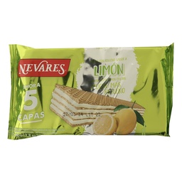 Oblea Rellena Sabor Limón Nevares 80g