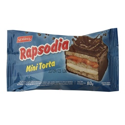 Mini Torta Rellena Dulce de Leche y Mousse Rapsodia 80g