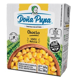 Choclo Entero Amarillo Doña Pupa 340g