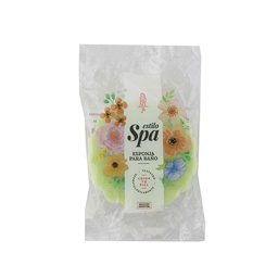 Esponja de Baño Estilo Spa Redonda Paq 1 uni