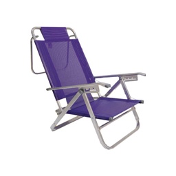 Silla de Playa Descansar Aluminio Lona Violeta