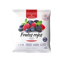 Frutas Frutos Rojos Solimeno 500g