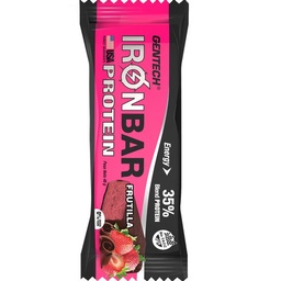 Suplemento en Barra Sabor Frutilla Iron Bar 46g