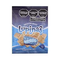 Galletitas Dulces Sabor Vainilla Lupinas 150g