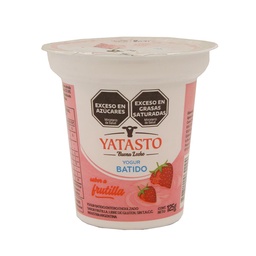 Yogur Batido Entero Sabor Frutilla Yatasto 125g