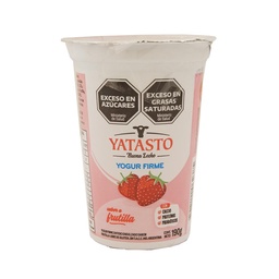 Yogur Entero Firme Sabor Frutilla Yatasto 190g