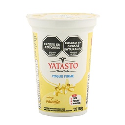 Yogur Entero Firme Sabor Vainilla Yatasto 190g